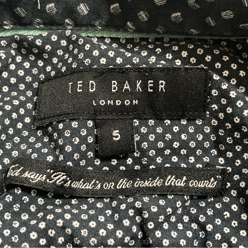 Ted Baker London Men’s Blue Casual Button Down Shirt Size S - Picture 6 of 13